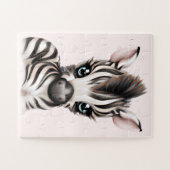 Schattige Baby Zebra Legpuzzel (Horizontaal)