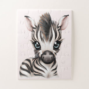 Schattige Baby Zebra Legpuzzel