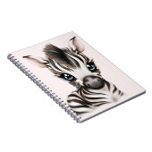 Schattige Baby Zebra Notitieboek (Rechterzijde)