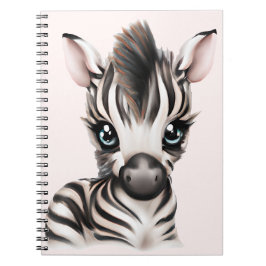 Schattige Baby Zebra Notitieboek