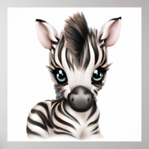 Schattige Baby Zebra