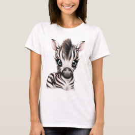 Schattige Baby Zebra T-shirt