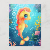 Schattige baby zee, Postcrossing Briefkaart (Voorkant)