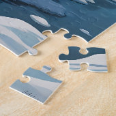 Schattige Baby zeehondenpup spelen in de Noordelij Legpuzzel (Zijkant)