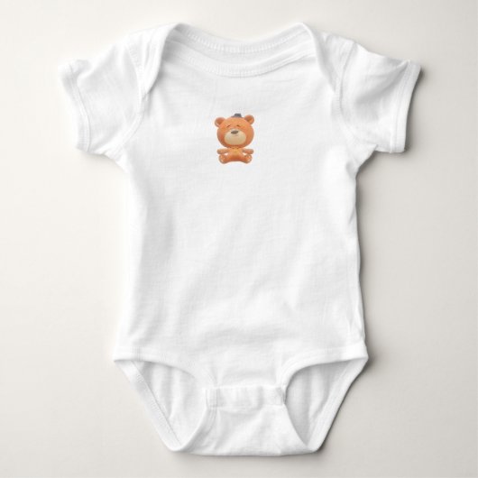 Schattige babybeerbodysuit romper (Voorkant)