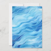 Schattige Babyhaai Vis Onder de Zee Verjaardagsjon Kaart (Achterkant)