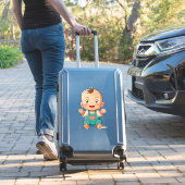 Schattige Babyjongen Sticker (Koffer Insitu)