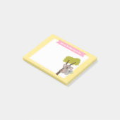 Schattige babykoala en mammie babyshower post-it® notes (Schuin)