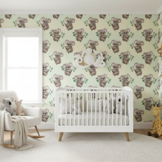 Schattige babykolaberen  behang