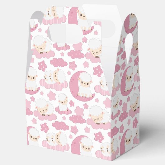 schattige babymeisjes douchen lampje bedankdoosjes (Geopend)