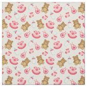 Schattige babymeisjesverbinding stof (Swatch)
