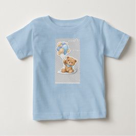 Schattige babyolifant met blauwe ballonnen babyfee