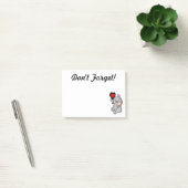 Schattige babyolifant met een hart post-it® notes (Kantoor)