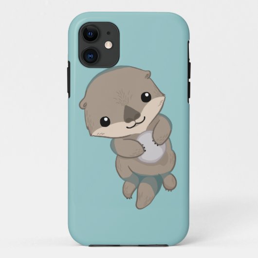 Schattige babyotter Case-Mate iPhone case (Achterkant)