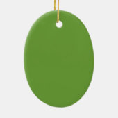 Schattige baby's eerste kerstdag keramisch ornament (Achterkant)