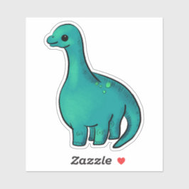 Schattige babysaurier sticker
