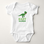 Schattige Babysaurus Dinosaur T-Rex Dino Aangepast Romper (Voorkant)