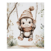 Schattige babyspeen perfect poster (Voorkant)