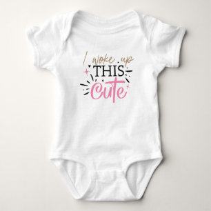 Schattige babytekst romper