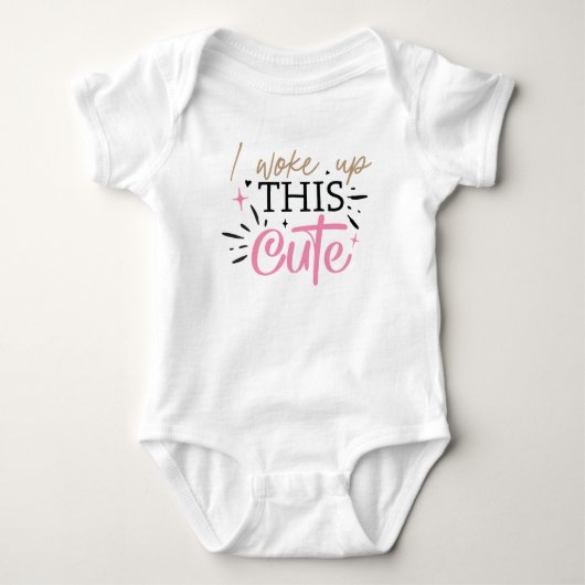 Schattige babytekst  romper (Voorkant)
