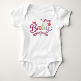 Schattige babytypografie – Je wordt zo bemind Romper