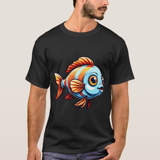 Schattige babyvis t-shirt (Voorkant)