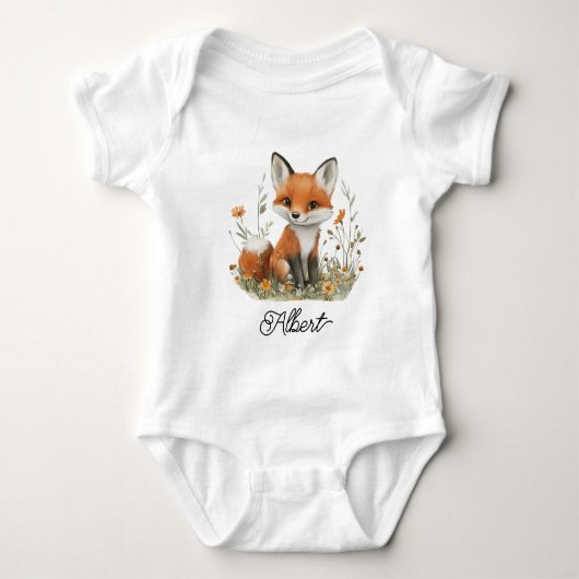 Schattige babyvos romper (Voorkant)