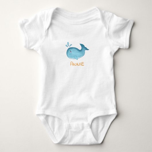Schattige babywalvis romper (Voorkant)