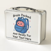 Schattige Back-to-School "Brain Ready" (Achterkant)