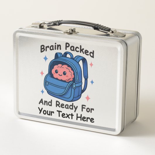 Schattige Back-to-School "Brain Ready" (Voorkant)