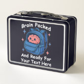 Schattige Back-to-School "Brain Ready" (Achterkant)