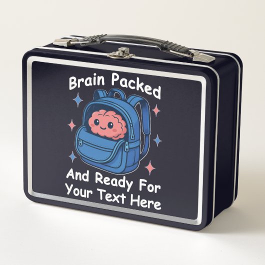 Schattige Back-to-School "Brain Ready" (Voorkant)