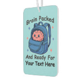 Schattige Back-to-School  "Brain Ready" Luchtverfrisser (Links)