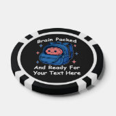 Schattige Back-to-School  "Brain Ready" Poker Chips (Enkel)