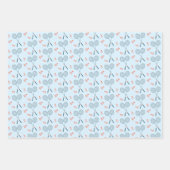 Schattige Badminton Birdie Racquet Shuttlecock Ret Inpakpapier Vel (Voorkant)