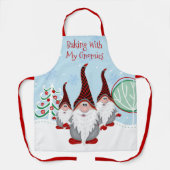 Schattige bakken met mijn Gnomies Gnome Xmas Chris Schort (Voorkant)