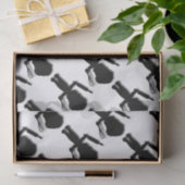 Schattige bakker wit tissuepapier (Geschenk)