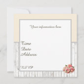 Schattige bakkerijkoekjesfeest kaart (Achterkant)