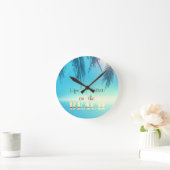 Schattige balkbladeren  ronde klok (Huis)