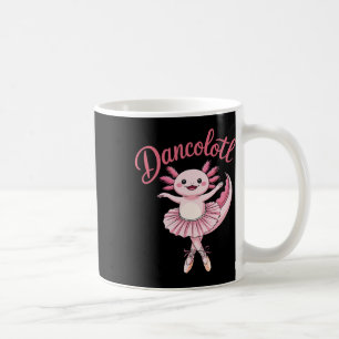 Schattige Ballerina Ballet Axolotl Dance Funny Gif Koffiemok