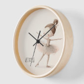 Schattige Ballerina Ballet Let Dance Waterverf (Hoek)