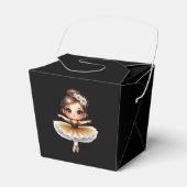 Schattige Ballerina Bedankdoosjes (Voorkant Zijde)