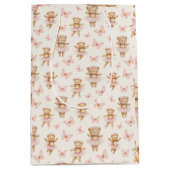 Schattige ballerina beren medium cadeauzakje (Voorkant)