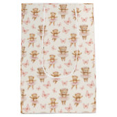 Schattige ballerina beren medium cadeauzakje (Achterkant)