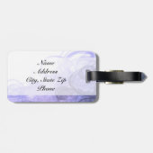 Schattige Ballerina Dancer | DIY-tekst | Paars Bagagelabel (Achterkant horizontaal)