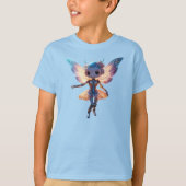 Schattige Ballerina Dansende Robot Pixie T-shirt (Voorkant)