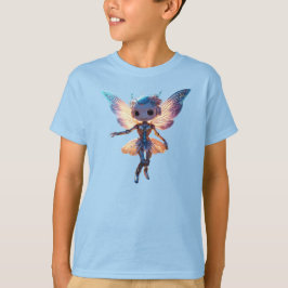 Schattige Ballerina Dansende Robot Pixie T-shirt