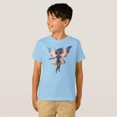 Schattige Ballerina Dansende Robot Pixie T-shirt (Voorkant volledig)
