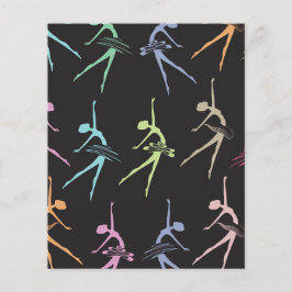 Schattige Ballerina Scrapbook Papier