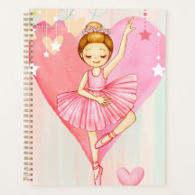 Schattige Ballerina Sterren en Harten Kleurrijk